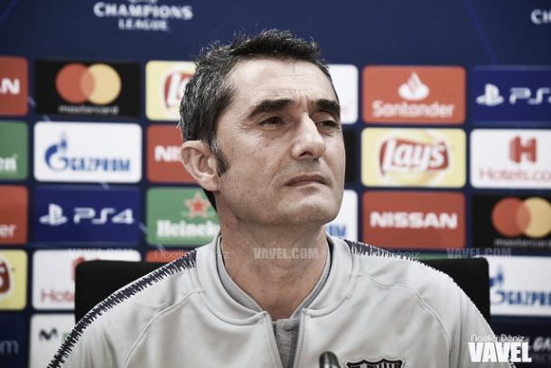 Ernesto Valverde en rueda de prensa | Foto: Noelia Déniz - VAVEL