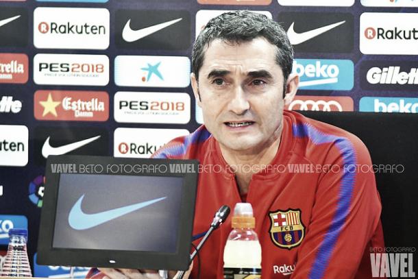 Valverde en rueda de prensa | Foto: Beto Fotógrafo - VAVEL