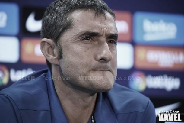 Ernesto Valverde en rueda de prensa | Foto: Noelia Déniz - VAVEL