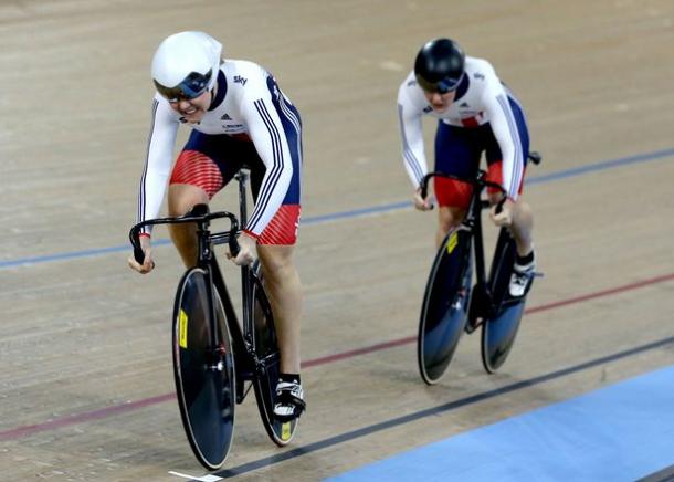 Varnish and Katy Marchant failed to qualify for the women's team sprint / The Mirror