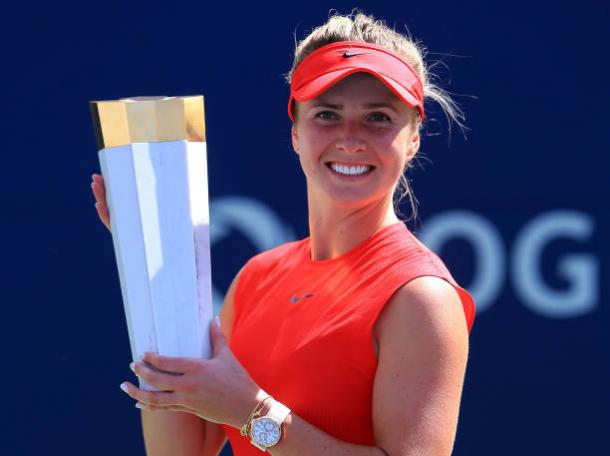 Elina Svitolina won her fifth title of 2017 at the Rogers Cup (Getty/Vaughn Ridley)