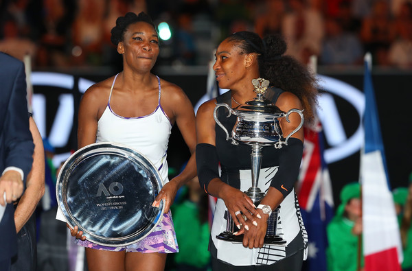 Venus Williams during the Australian Open trophy ceremony | Photo: Scott Barbour/Getty Images AsiaPac