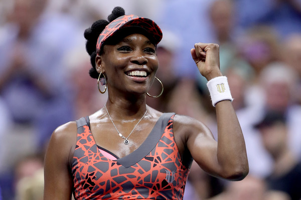 Venus Williams celebrates her run to the semifinals of the US Open | Photo: Matthew Stockman/Getty Images North America