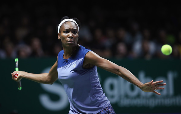 Venus Williams in action at the WTA Finals, where she was the eventual runner-up | Photo: Julian Finney/Getty Images AsiaPac