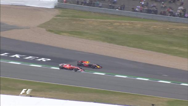 A disputa entre Verstappen e Vettel foi uma das principais da prova (Foto: Divulgação/F1)