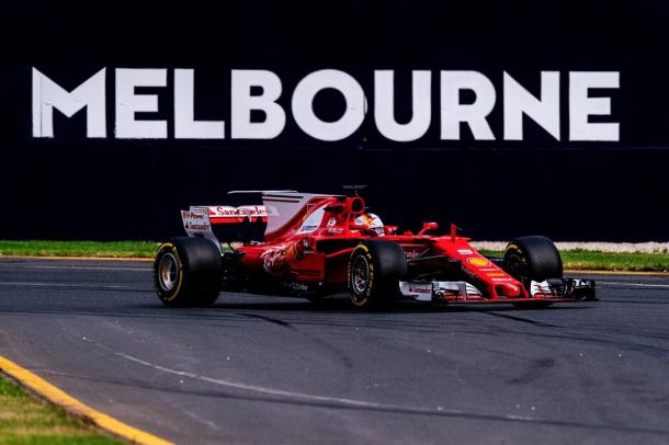 Vettel larga 2017 na frente com vitória em Melbourne (Foto: Divulgação/F1)
