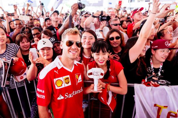 Vettel en Sepang Foto: Scuderia Ferrari