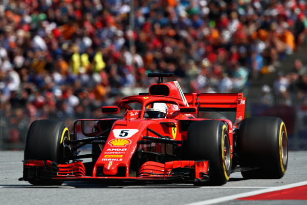 Vettel durante el Gran premio de Austria | Getty Images europe.