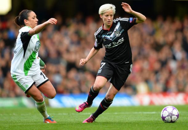 Megan Rapinoe's time at Lyon was not as successful as she had hoped | Source:Laurence Griffiths-Getty Images Europe