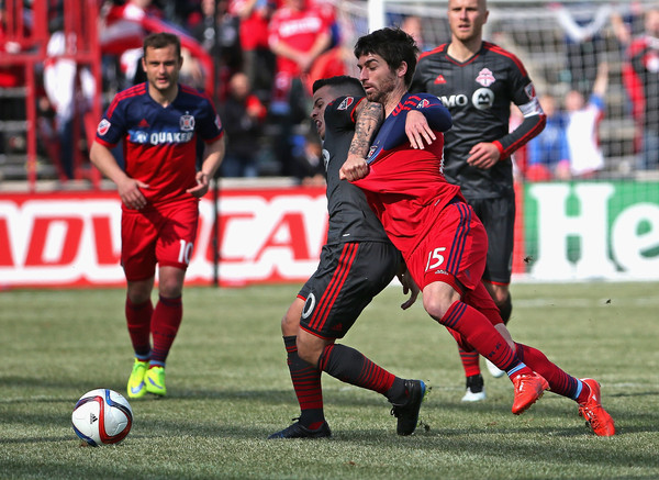 Víctor Pérez en un partido frente al Toronto FC | Foto: MLS