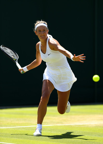 Victoria Azarenka hits a forehand | Photo: Michael Steele/Getty Images Europe