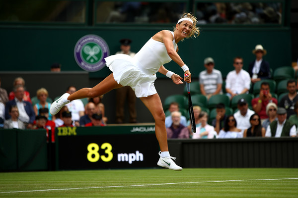 Victoria Azarenka had a slow start to the match, ultimately costing her the first set | Photo: Clive Mason/Getty Images Europe