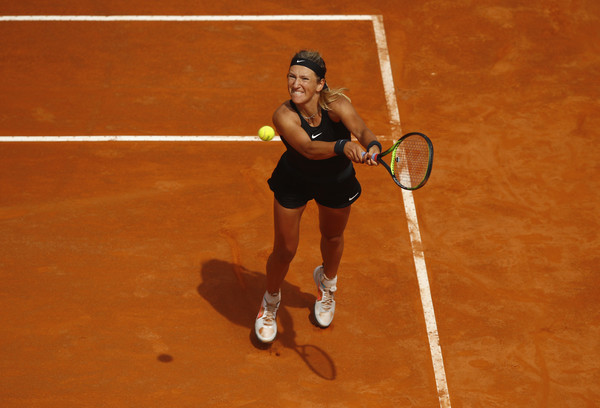 Victoria Azarenka was struggling to find her top game today | Photo: Julian Finney/Getty Images Europe