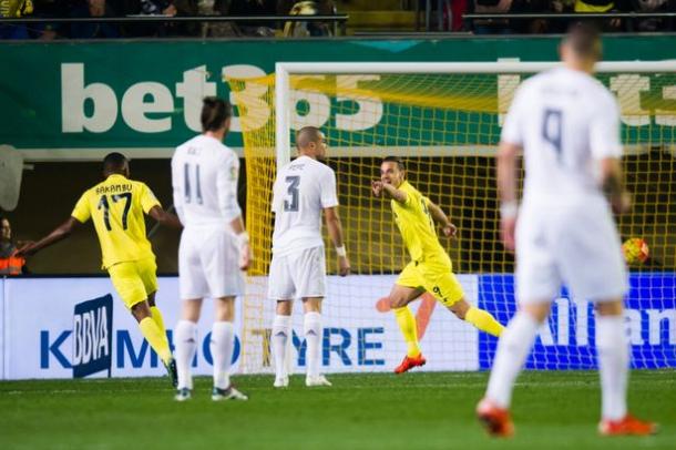 Real Madrid were flabbergasted when Soldado scored the winner for Villarreal (Photo source: Getty Images)