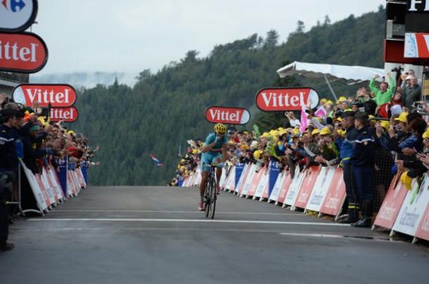 Vincenzo Nibali ya sabe lo que es ganar en La Planche de Belles Filles | Foto: Tour de Francia