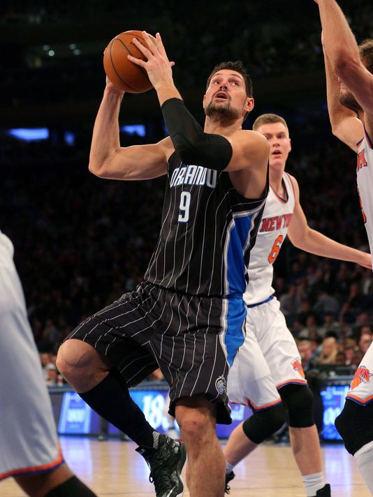 Nikola Vucevic is a far better scorer than defender (Photo: Brad Penner, USA Today Sports)