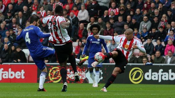 Khazri scores his stunner. | Image source: Sunderland AFC