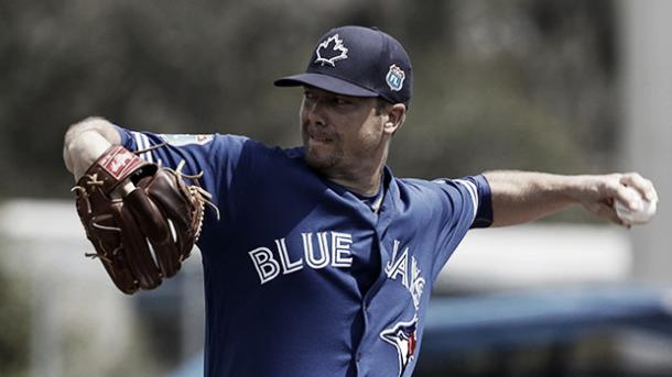 Wade LeBlanc in action with the Toronto Blue Jays during spring training | Butch Dill - USA TODAY Sports