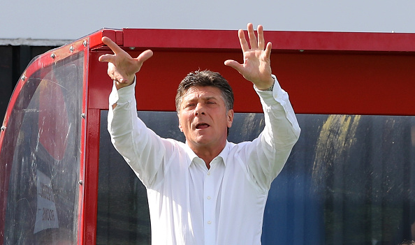 Mazzarri organises his troops from the bench. | Image credit: David Rogers/Getty Images