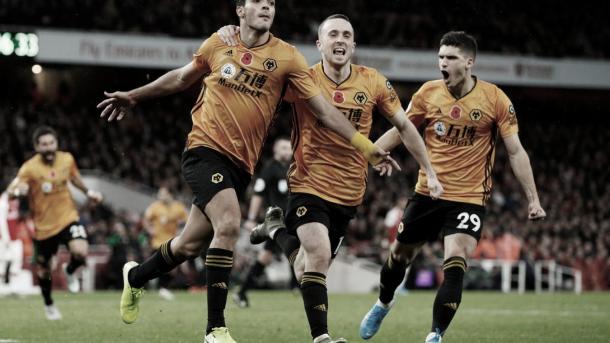 Wolves le empató al Arsenal en el último partido | Foto: Premier League