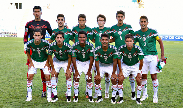 Alejandro Zamudio con la Selección Sub-17 (Foto: Campeonato CONCACAF)