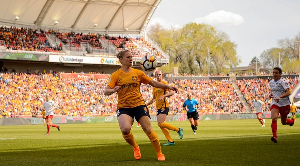 Amy Rodriguez has provided a much-needed boost for Utah in attack | Source: Trent Nelson-The Salt Lake Tribune