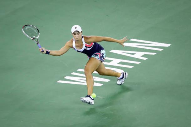 Barty impressed to reach what will be the biggest match of her career (Getty/Wang He)