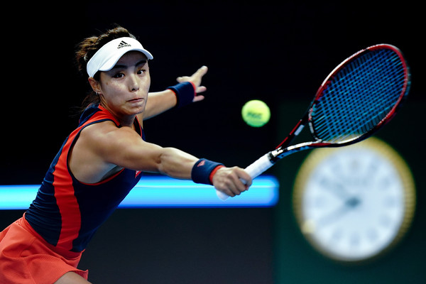 It has been an unbelievable run from Wang Qiang, who has reached five consecutive semifinals in Asia | Photo: Lintao Zhang/Getty Images AsiaPac