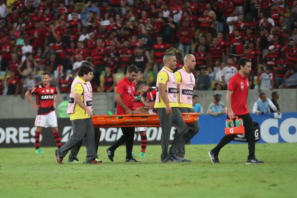 Lesão de Diego deixou Maracanã apreensivo; Fla divulgará hoje diagnóstico | Foto: Gilvan de Souza/Flamengo