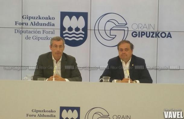 Olano junto a Aperibay. Foto: Aitor Gilgado (VAVEL)
