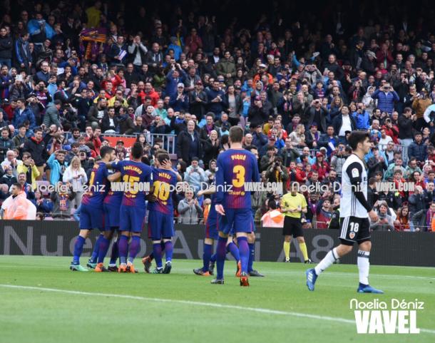 Un genial pase de Coutinho dio el primer gol a los locales. | Fotografía: Noelia Déniz (VAVEL)