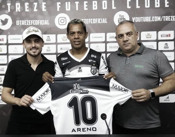 Marcelinho Paraíba veste a camisa 10 do Galo na Série C (Foto: Ramon Smith/Treze FC)