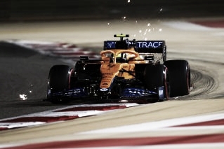 Norris en el McLaren (Fuente: F1.com)