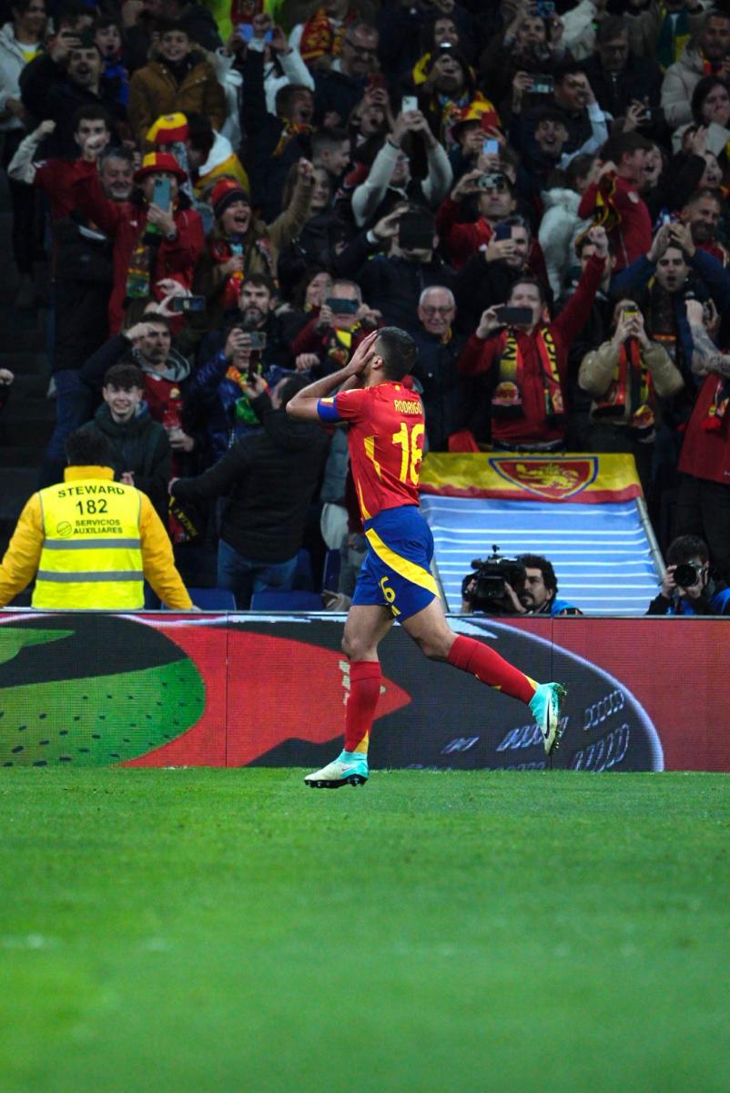 Rodrigo celebrando su gol | Foto: Alejandro Ibáñez. VAVEL
