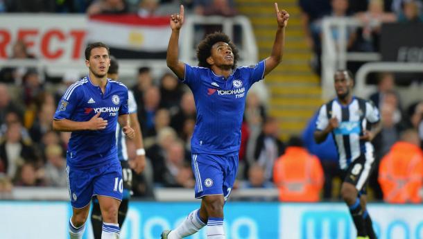 Willian helped Chelsea secure a draw the last time the two sides met. | Image source: 90min.com