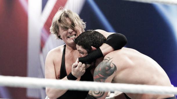 Gallagher is hoping to be on par with the likes of William Regal (left) and Wade Barrett (right)