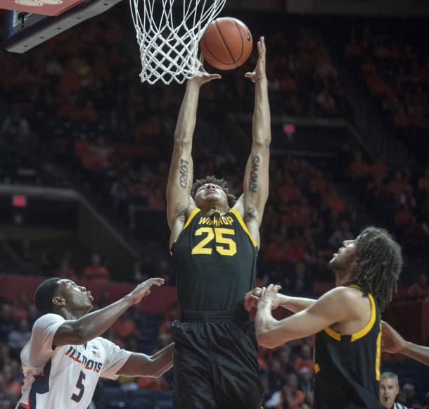 Winthrop recorded a landmark victory for the program in Champaign/Photo: Rick Danzl/Associated Press