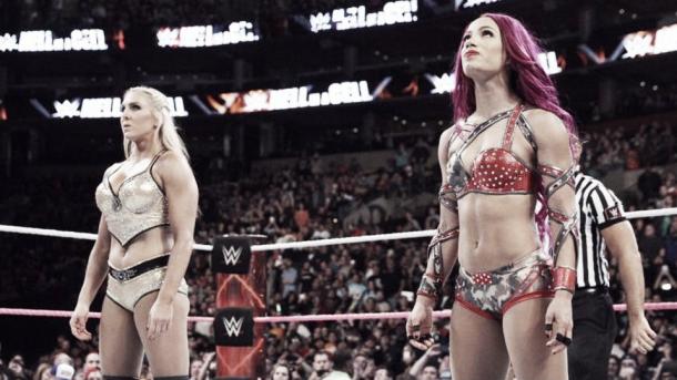 The women's Hell in a Cell was supposed to have two huge spots according to Flair (image: forbes.com)