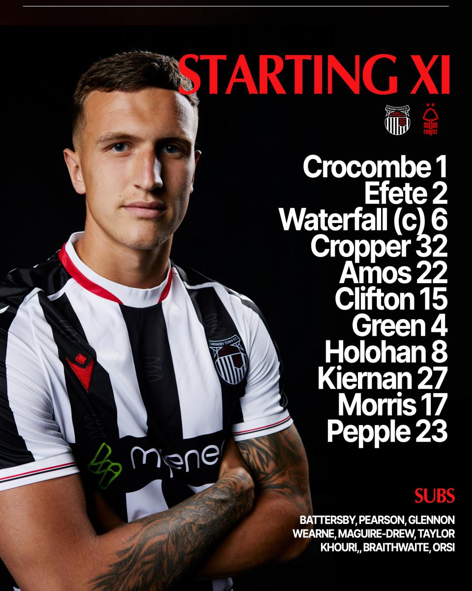 XI inicial Grimsby/Imagen: officialgtfc