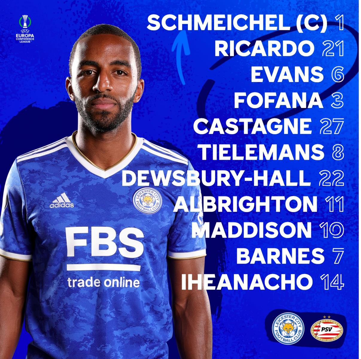 XI inicial Foxes/Imagen: LCFC