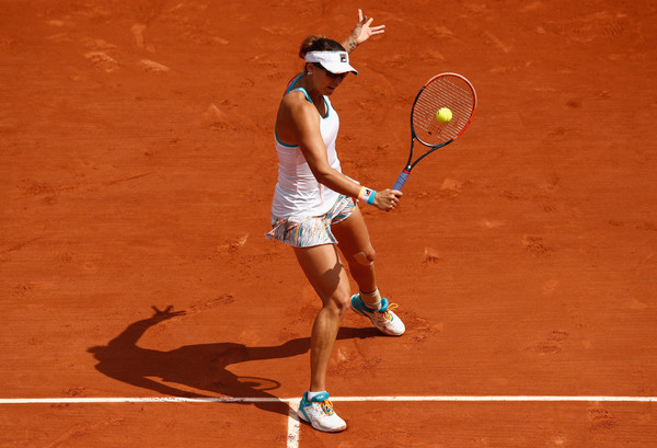 Yaroslava Shvedova in action | Photo: Adam Pretty/Getty Images Europe