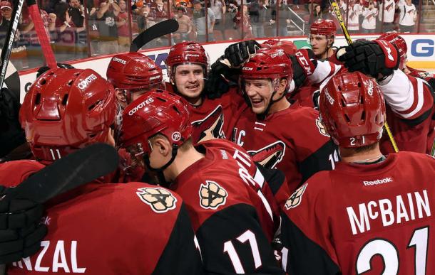  There's nothing like an opening night win against a tough opponent. (Photo by Norm Hall/NHLI via Getty Images)
