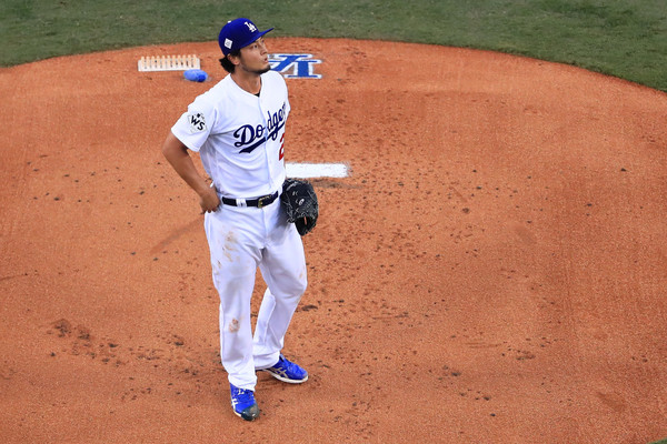 Darvish was again terrible in the biggest start of his career/Photo: Sean M. Haffey/Getty Images