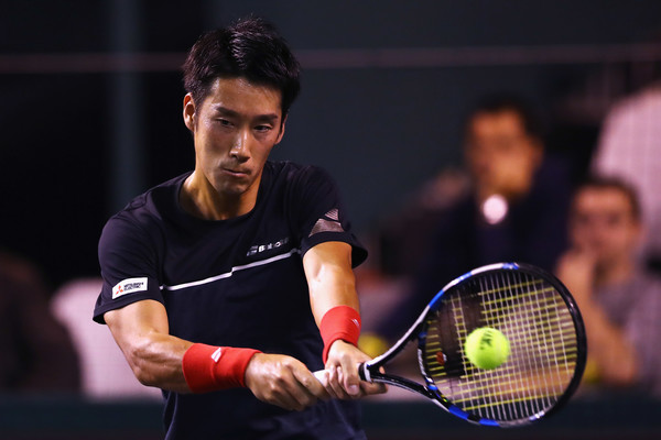 Yuichi Sugita in action at the Paris Masters | Photo: Dean Mouhtaropoulos/Getty Images Europe