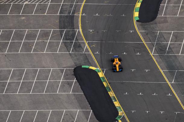 Fernando Alonso consiguió un gran quinto puesto en Australia | Foto mclarenmediacentre