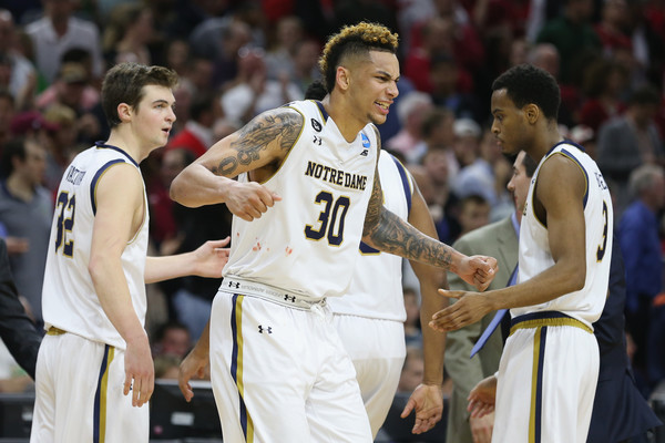 Zach Auguste is leading his team on a spirited run during this year's big dance (Photo: Streeter Lecka/Getty Images).