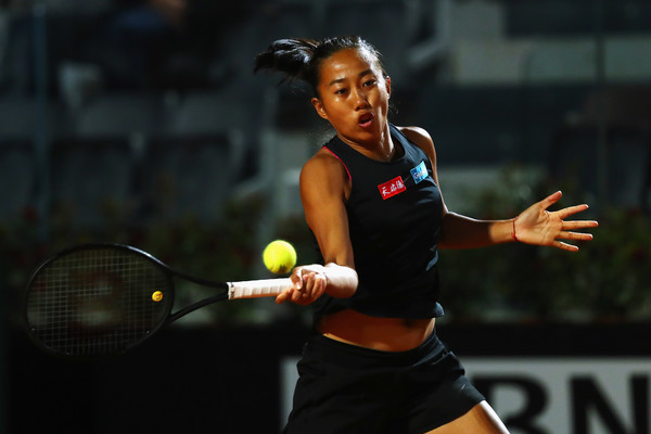 Zhang Shuai's form was encouraging on clay | Photo: Dean Mouhtaropoulos/Getty Images Europe