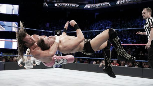 Ziggler was back to his best. Photo- WWE.com