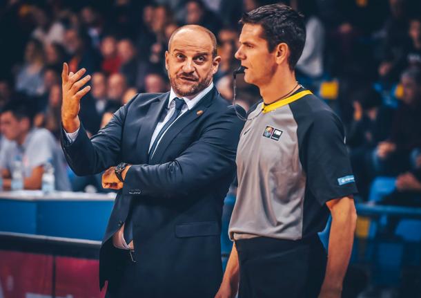 Zvezdan Mitrovic dirige a la selección de Montenegro. | Foto: FIBA