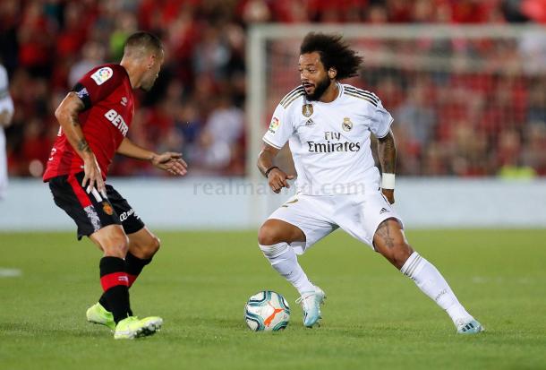 Marcelo ante el Mallorca. Real Madrid